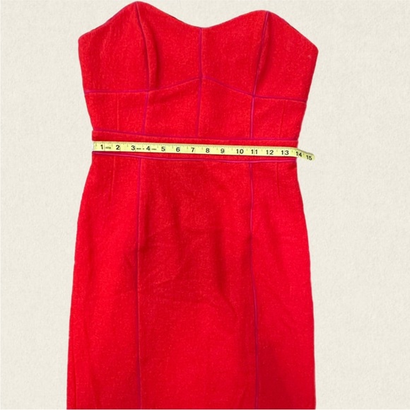 Banana Republic Sleveless Piped Corset Wool Blend Romantic Feminine Mini Dress. - Picture 9 of 13